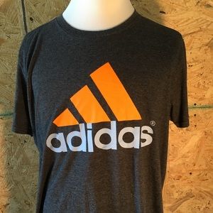 Adidas short sleeve pullover graphic t-shirt